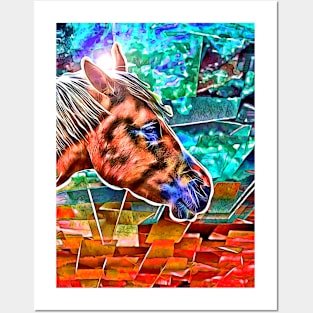 Horse in Colors Posters and Art